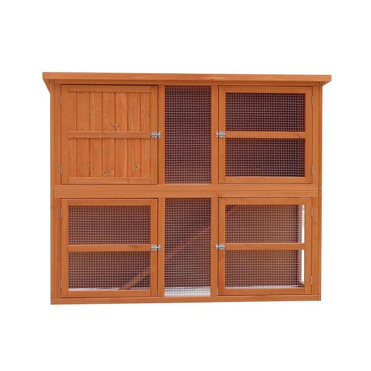 Harrisons Grasmere Double Height Hutch Natural 150x60x120cm - North East Pet Shop Walter Harrisons