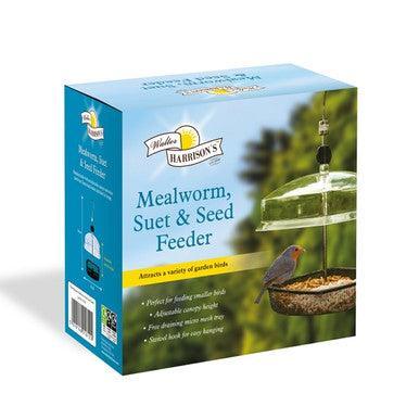 Harrisons Hanging Mealworm Bird Feeder with Canopy - North East Pet Shop Harrisons