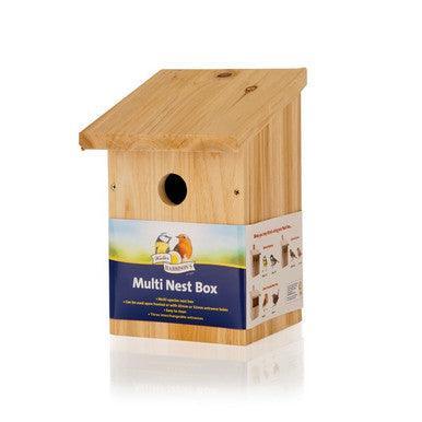 Harrisons Wooden Nest Box Multi 25mm and 32mm Hole - North East Pet Shop Harrisons