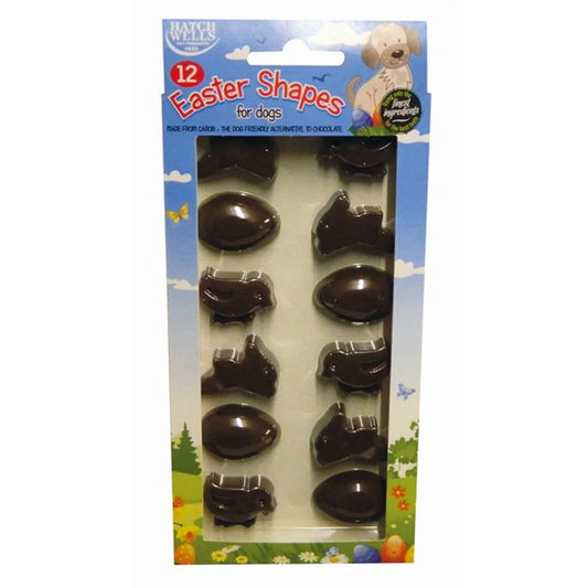 Hatchwells Dog Carob Easter Shapes 40g - North East Pet Shop Hatchwells