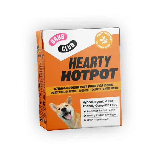 Hearty Hotpot Steam-Cooked Complete Wet Food 390g - North East Pet Shop Grub Club