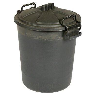 Heavy Duty Dustbin with Clip 50 litre Black - North East Pet Shop North East Pet Shop