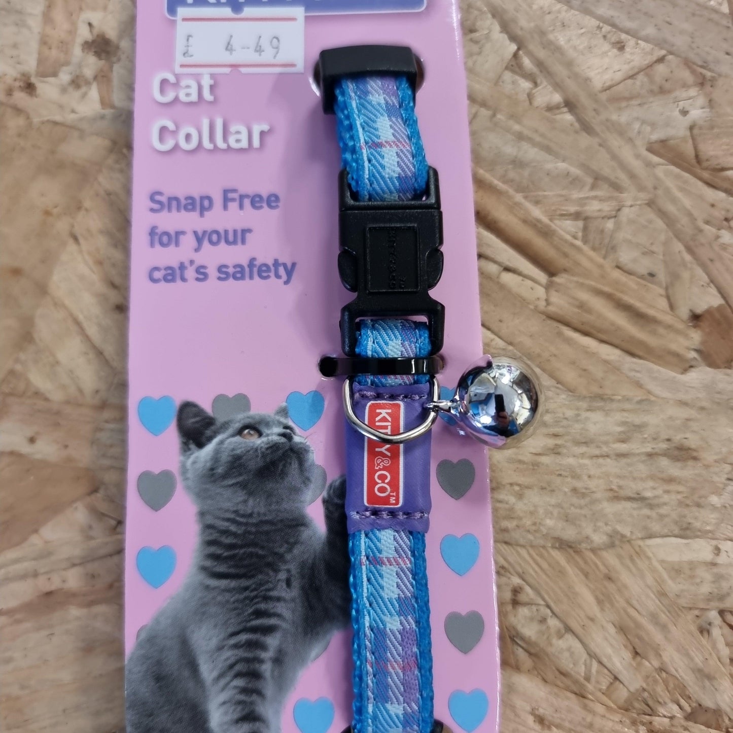 Hemm & Boo Cat Collar Tartan - North East Pet Shop Kitty & Co