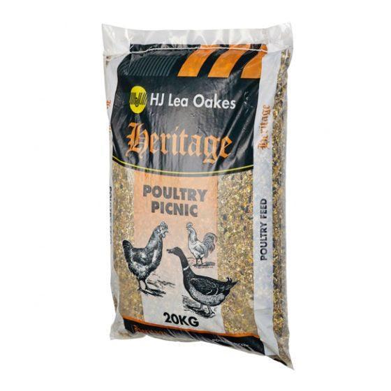 Heritage Poultry Picnic 20kg - North East Pet Shop HJ Lea Oakes