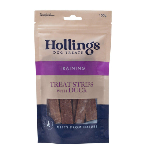 Hollings 100% Meat Treat Duck 100g - North East Pet Shop Hollings