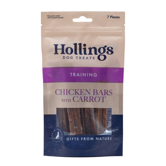 Hollings Chicken Bar with Carrot 7 pack - North East Pet Shop Hollings