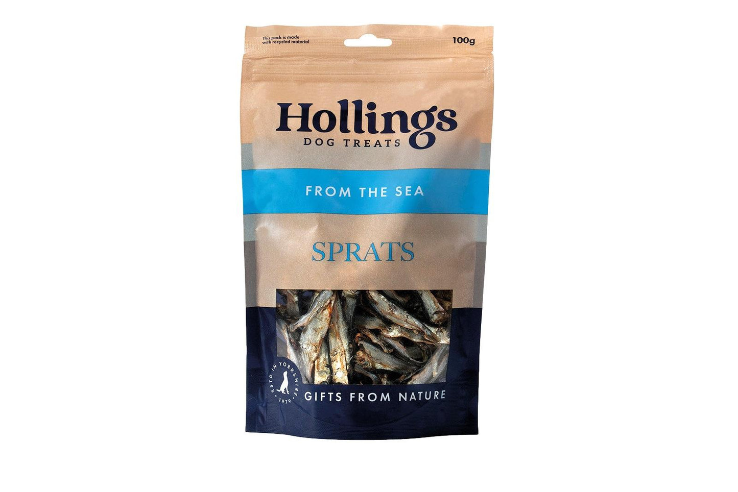 Hollings Sprats 100g - North East Pet Shop Hollings