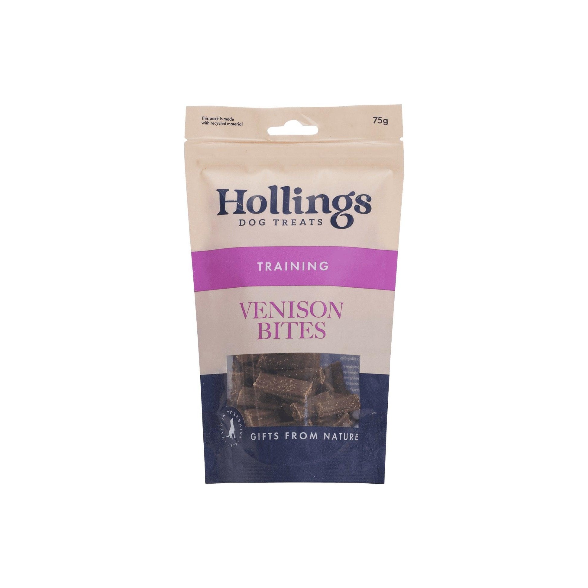 Hollings Training Treat Venison 75g - North East Pet Shop Hollings