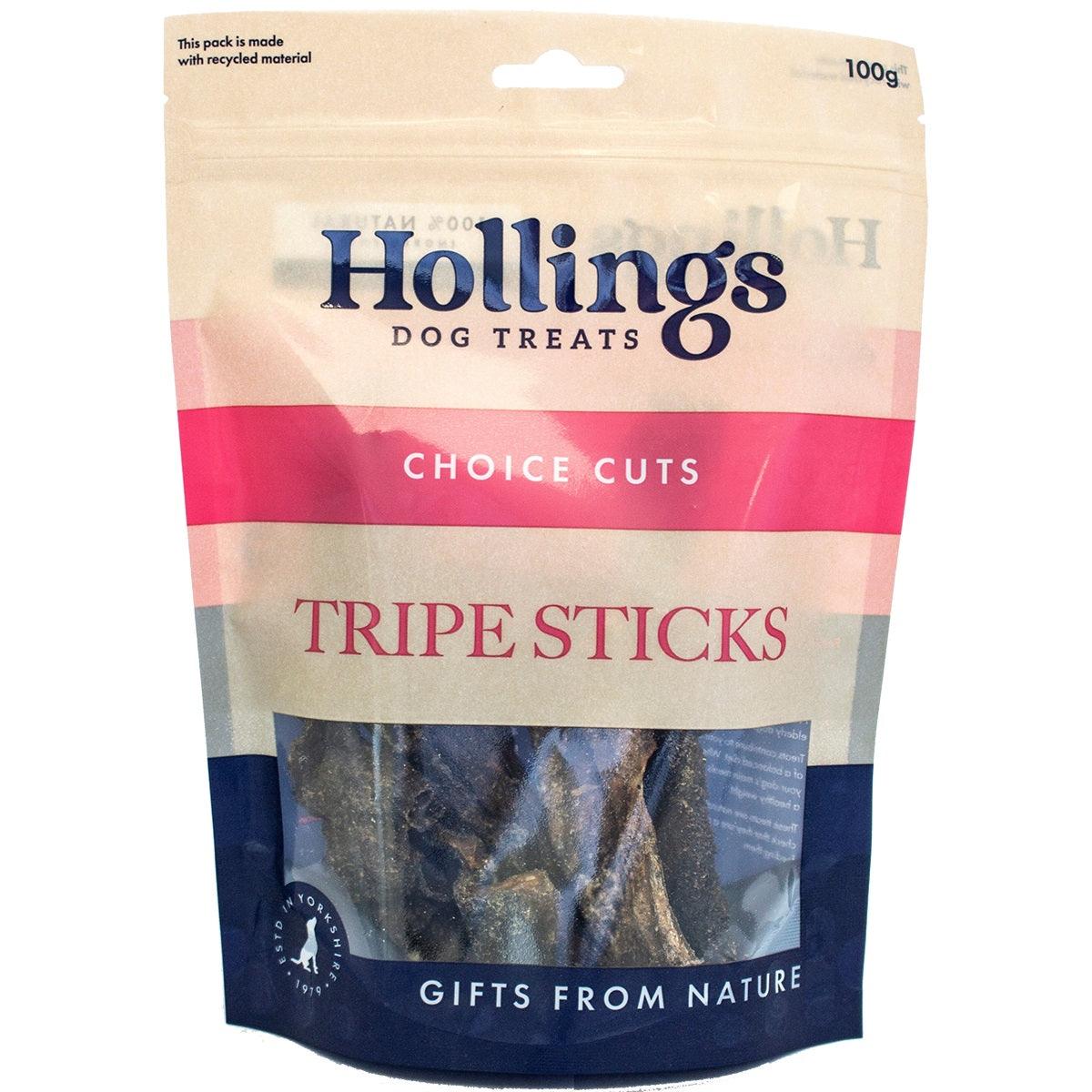 Hollings Tripe Sticks 100g - North East Pet Shop Hollings