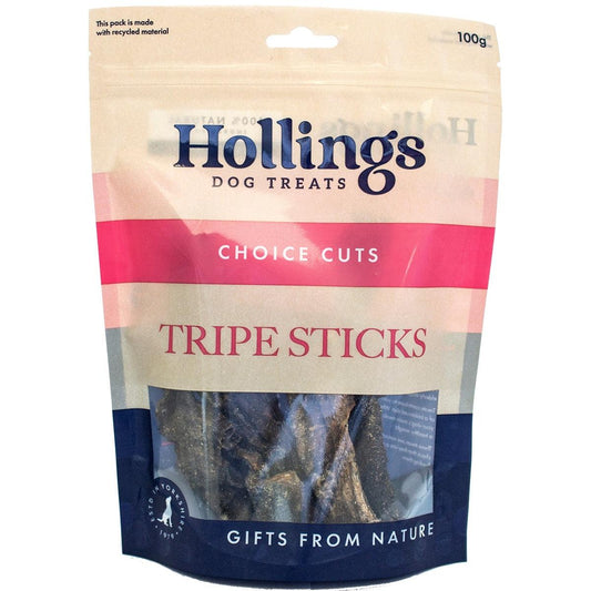 Hollings Tripe Sticks 100g - North East Pet Shop Hollings