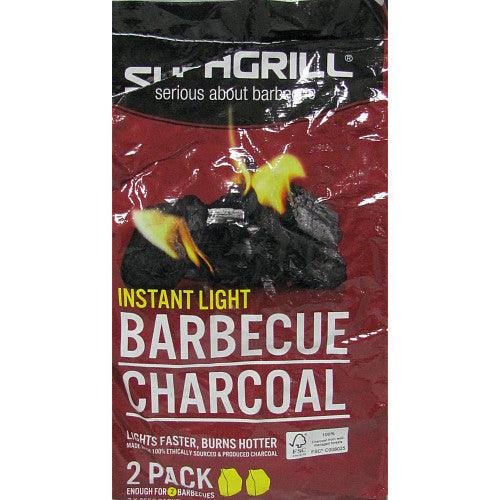 Homefire Instant Light BBQ Charcoal 2 x 850g - North East Pet Shop Homefire