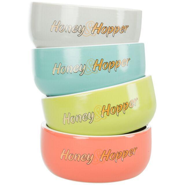 Honey & Hopper Ceramic Bowl - North East Pet Shop Trixie