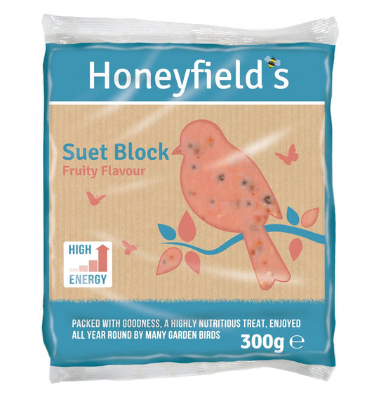 Honeyfield Suet Fruity Block 10x300g - North East Pet Shop Honeyfield's