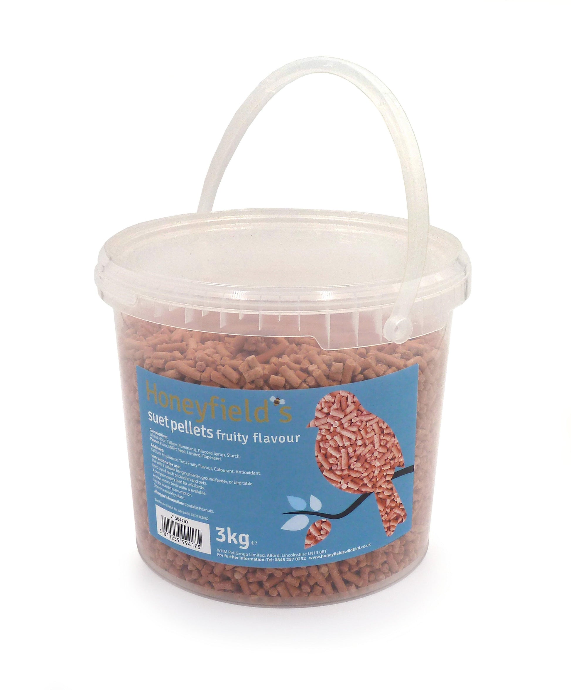 Honeyfield Suet Fruity Pellet Tub - North East Pet Shop Honeyfield's