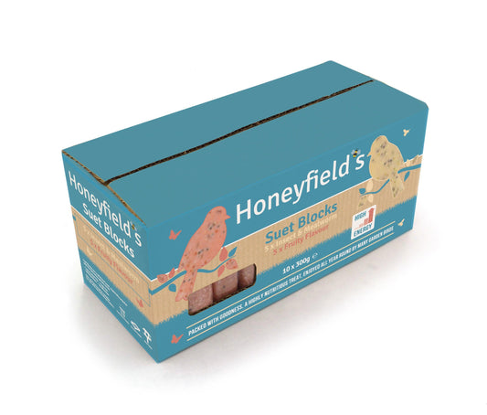 Honeyfield Suet Mixed Block 10x300g - North East Pet Shop Honeyfield's