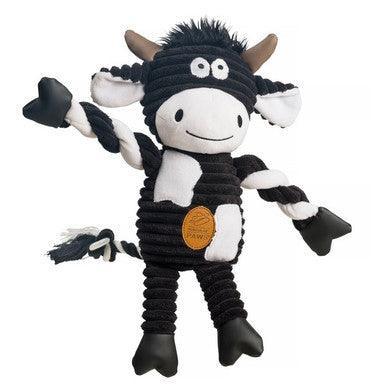House of Paws Cow jumbo cord plush toy 38cm - North East Pet Shop House of Paws