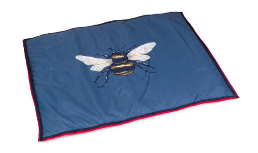 House of Paws Navy Bee Water Resistant Boot Mat - North East Pet Shop House of Paws
