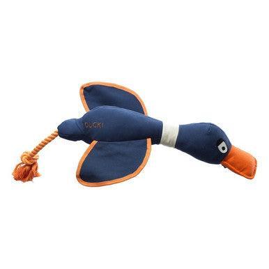 House of Paws Navy Duck Canvas Thrower Dog Toy - North East Pet Shop House of Paws