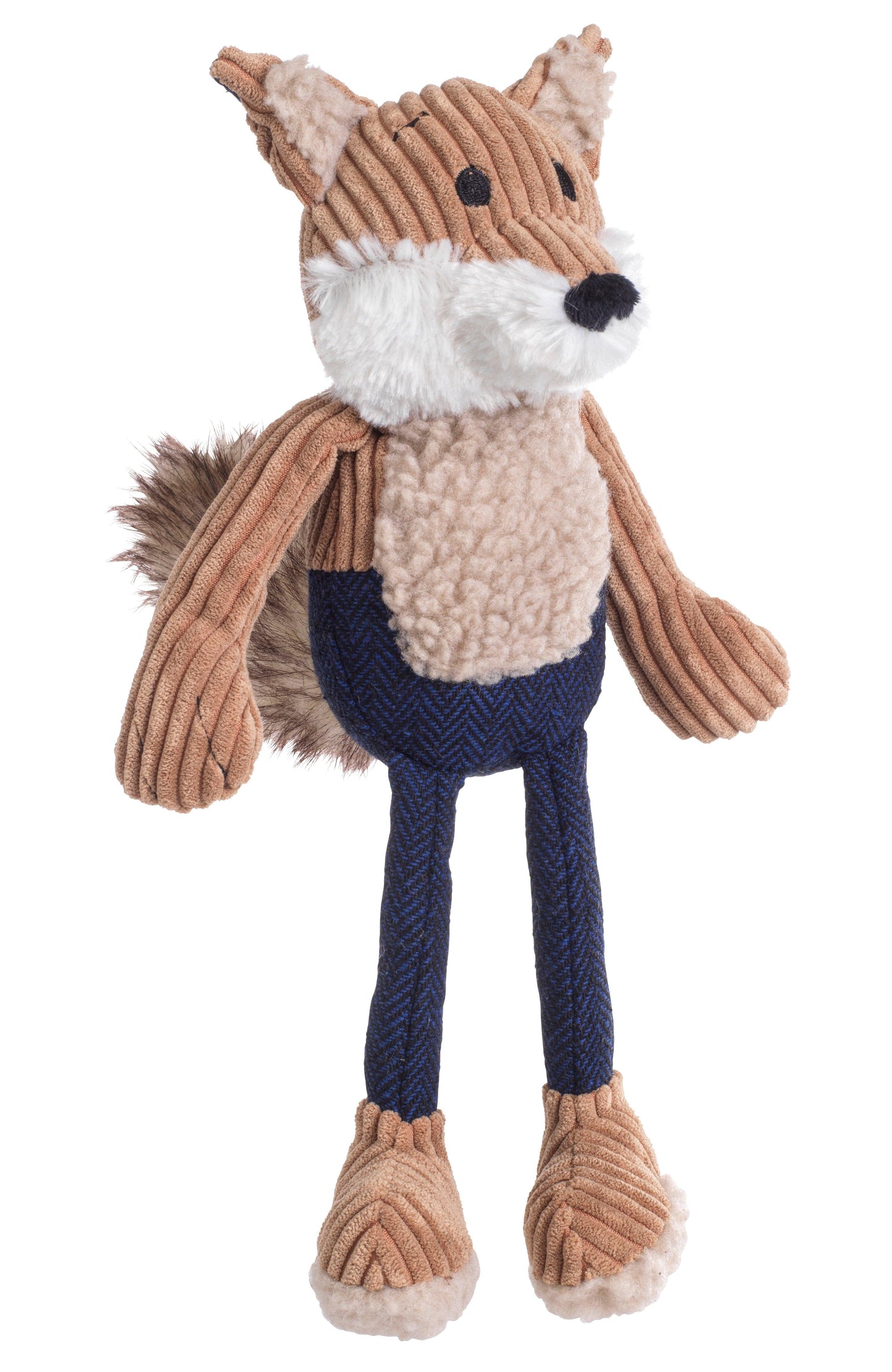 House of Paws Navy Tweed Long Legged Fox - North East Pet Shop House of Paws