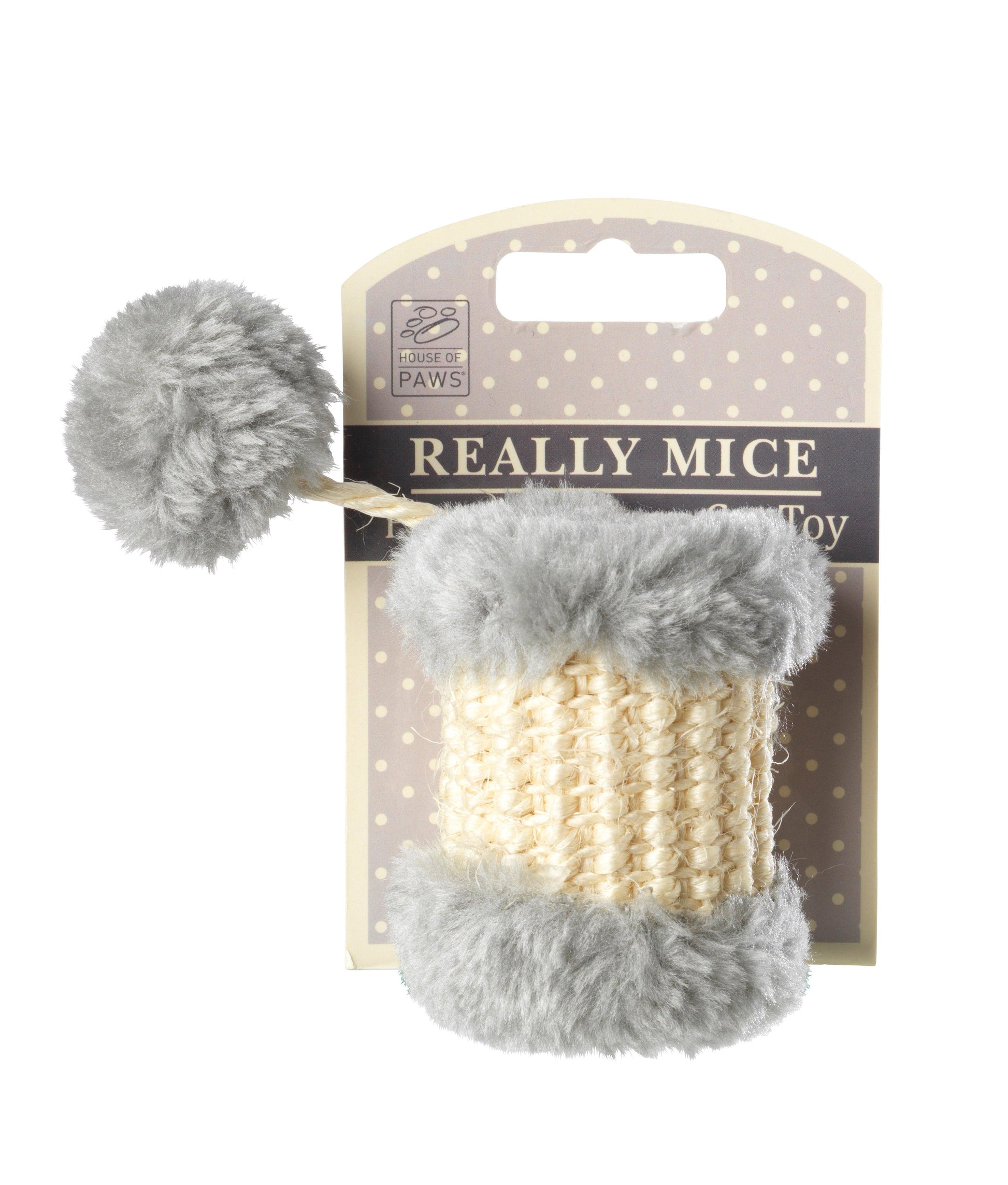 House of Paws Really Mice Pom Pom Cat Toy x4 - North East Pet Shop House of Paws