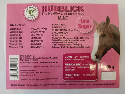 Hubblick Mint 10kg - North East Pet Shop Hubblick