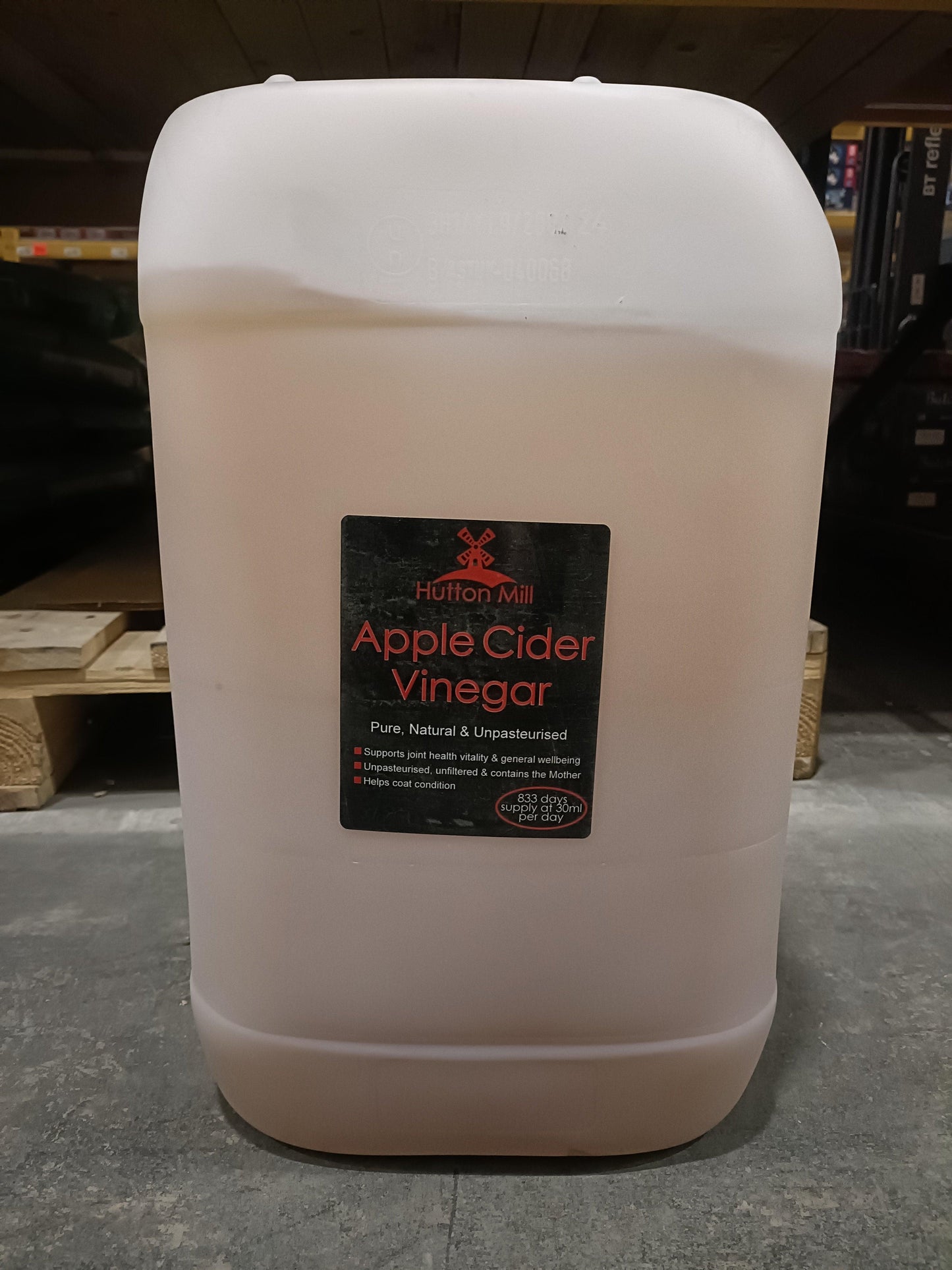 Hutton Mill Apple Cider Vinegar 25L - North East Pet Shop Hutton Mill