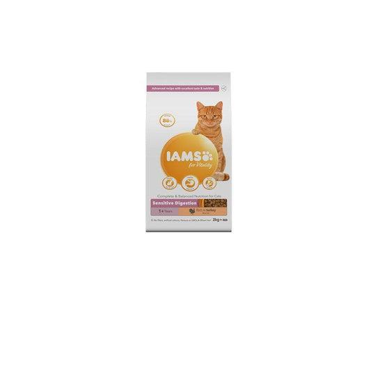 Iams Cat Adult Vitality Sen Digest 2x2kg - North East Pet Shop Iams