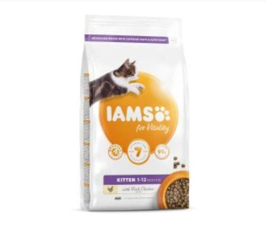 IAMS for Vitality Kitten Food with Fresh Chicken - North East Pet Shop Iams