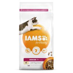 IAMS for Vitality Senior Cat Food with Fresh chicken - North East Pet Shop Iams