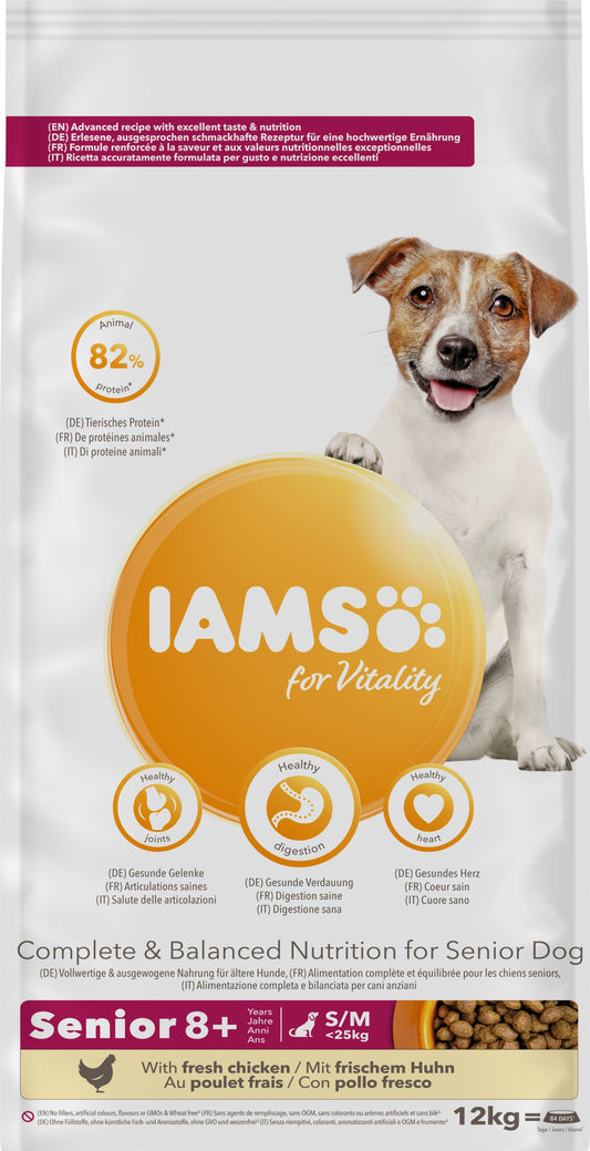 Iams Senior Vitality Med Chicken - North East Pet Shop IAMS