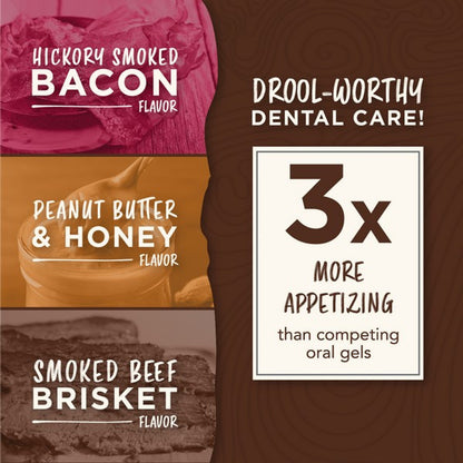 KONG TropiClean Enticers Teeth Cleaning Gel Variety Pack for KONG Dental Ball