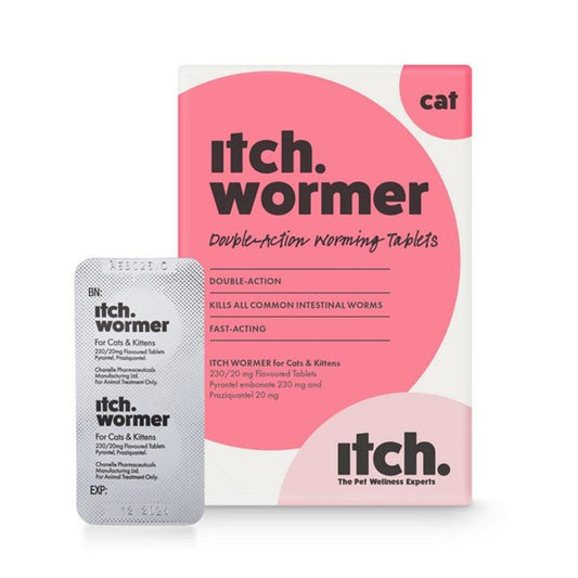 Itch Wormer Tablets for Cats 2 pack - North East Pet Shop ITCH