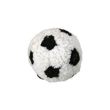 James and Steel Plush Berber Football With Squeak 23cm - North East Pet Shop James & Steel