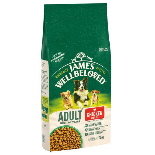 James Wellbeloved Dog Adult Chicken & Rice - North East Pet Shop James Wellbeloved