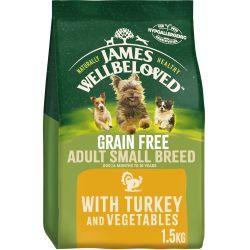 James Wellbeloved Grain Free Adult Small Breed Turkey & Veg - North East Pet Shop James Wellbeloved