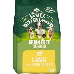 James Wellbeloved Grain Free Senior Dry Dog Food Lamb & Veg, 10kg - North East Pet Shop James Wellbeloved