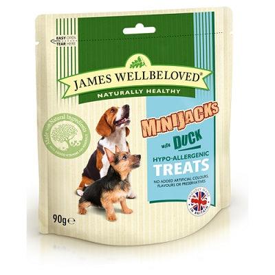 James Wellbeloved MiniJacks Duck 90g - North East Pet Shop James Wellbeloved