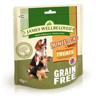 James Wellbeloved MiniJacks Turkey & Veg Grain Free 90g - North East Pet Shop James Wellbeloved