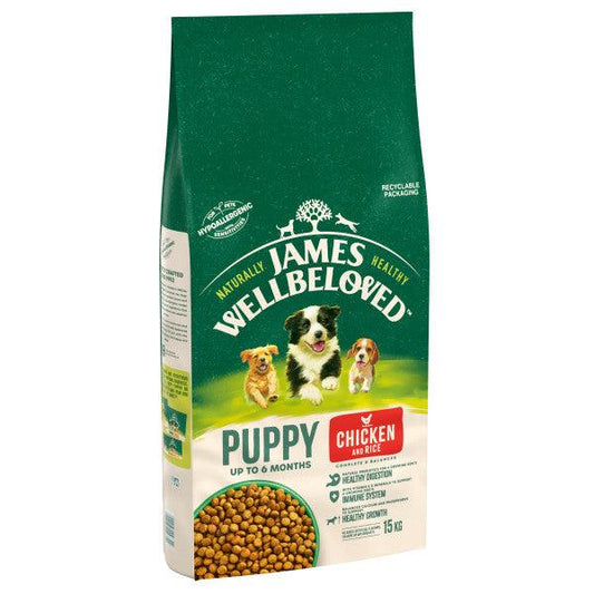 James Wellbeloved Puppy Chicken & Rice - North East Pet Shop James Wellbeloved