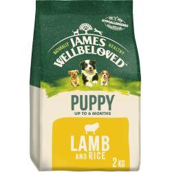 James Wellbeloved Puppy Complete Dry Dog Food Lamb & Rice, 2kg - North East Pet Shop James Wellbeloved