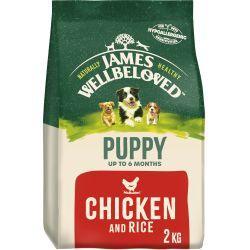 James Wellbeloved Puppy Dry Dog Food Chicken & Rice, 2kg - North East Pet Shop James Wellbeloved