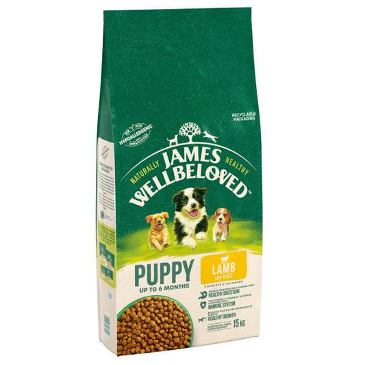 James Wellbeloved Puppy Lamb & Rice - North East Pet Shop James Wellbeloved