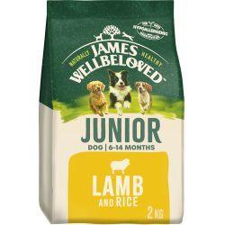 James Wellbeloved Puppy/Junior Lamb & Rice 2kg - North East Pet Shop James Wellbeloved