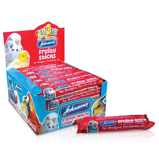 Johnsons Budgie Fruity Sticks x28 - North East Pet Shop Johnsons Veterinary Products