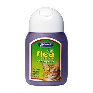 Johnsons Cat Flea Cleansing Shampoo 125mlx6 - North East Pet Shop Johnsons Veterinary Products