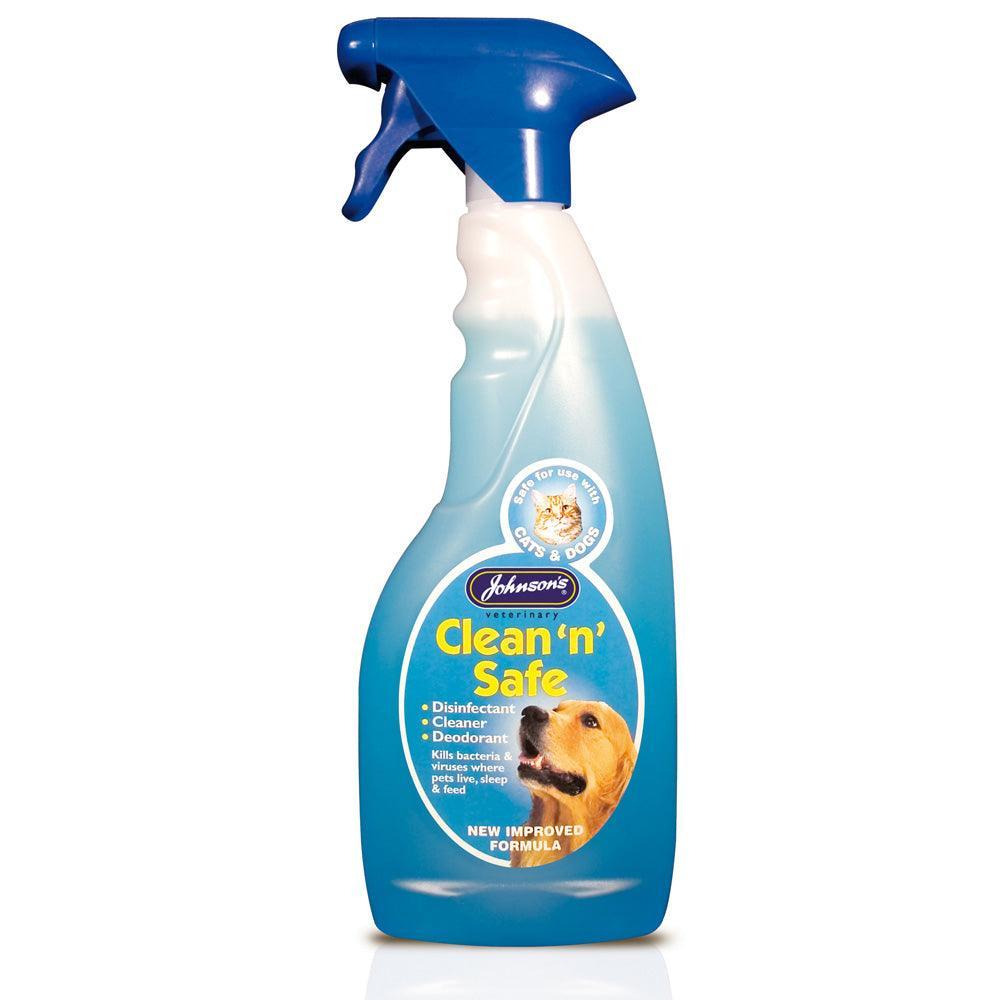 Johnsons Clean'n'Safe Disinfect Clean 500ml - North East Pet Shop Johnsons Veterinary Products