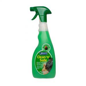 Johnsons Clean‘n'Safe Disinfect Small Animal 500ml - North East Pet Shop Johnsons Veterinary Products