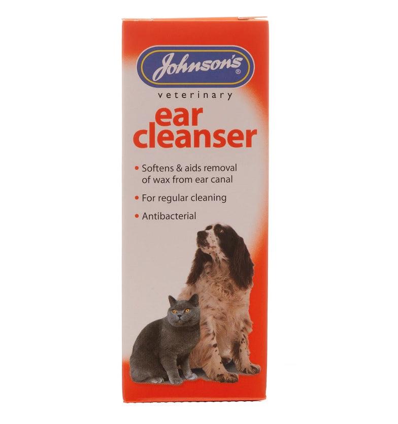 Johnsons Ear Cleanser 50ml x 6 - North East Pet Shop Johnsons Veterinary Products