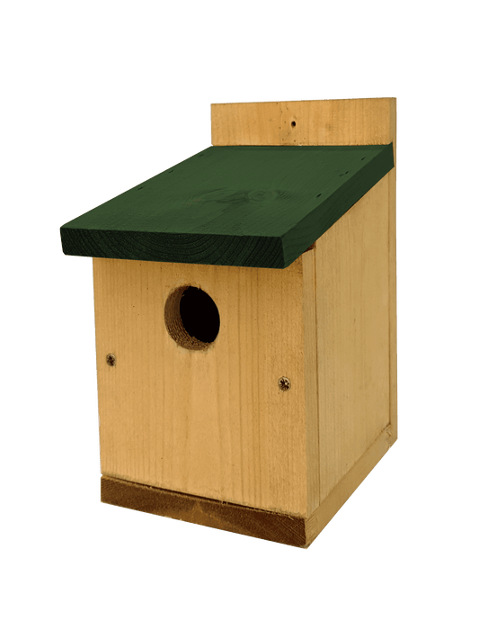 Johnston & Jeff Classic Nest Box with Green Roof - North East Pet Shop Johnston & Jeff