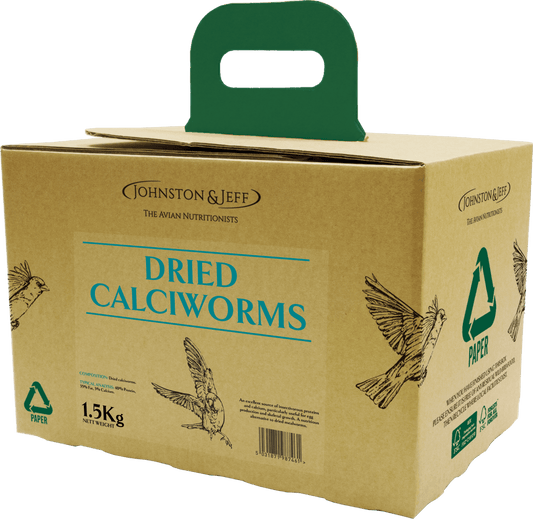 Johnston & Jeff Dried Calciworms in EcoBox - North East Pet Shop Johnston & Jeff